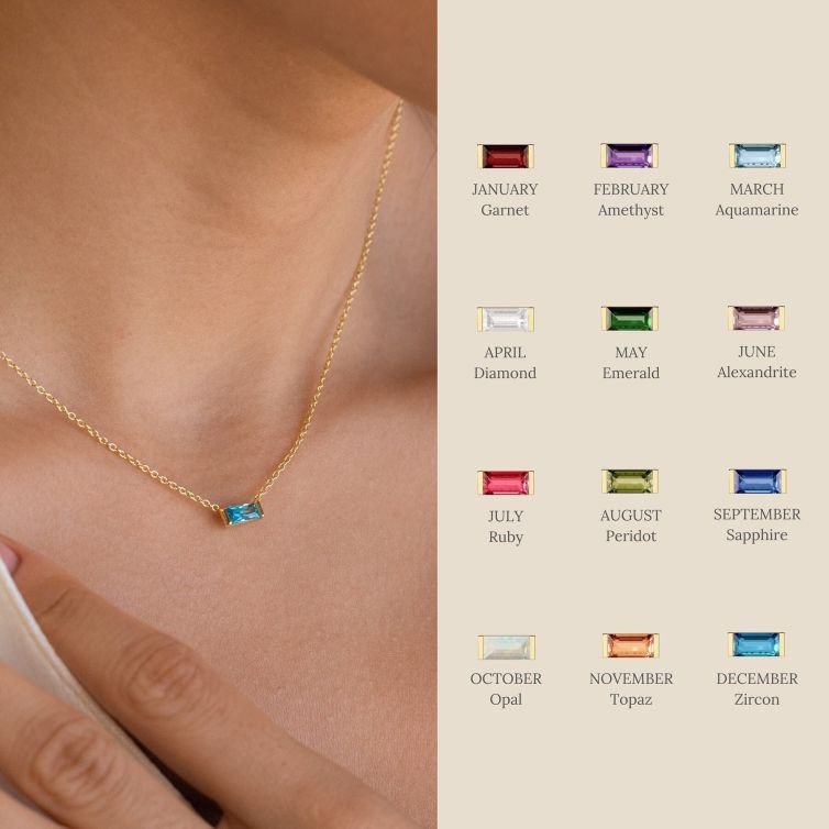 Mirelle Birthstone Neckpiece