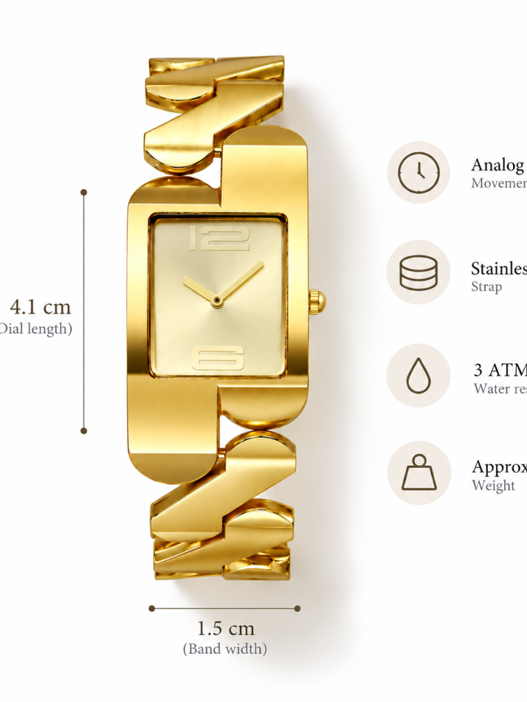 Zova Sculptural Quartz Watch